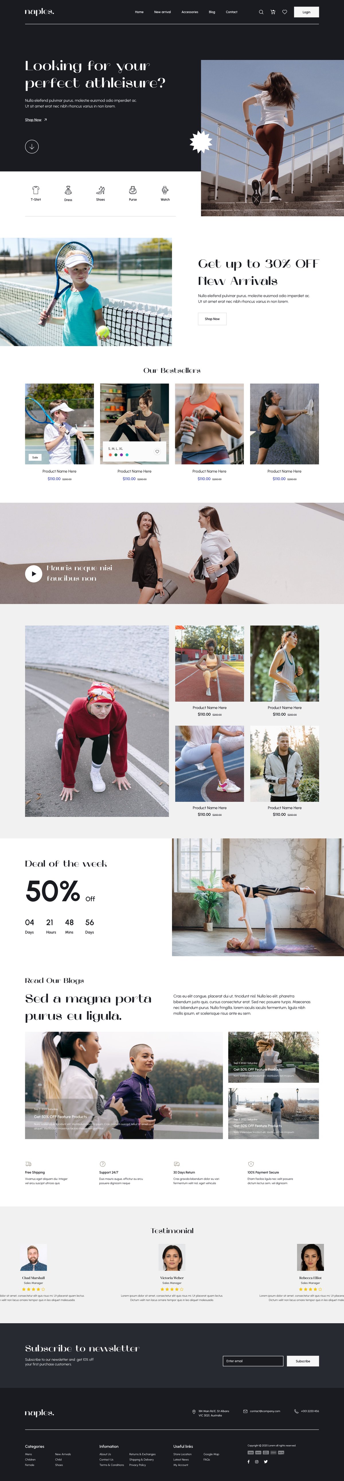 Naples Athleisure storefront